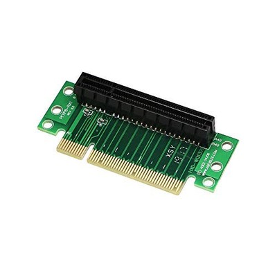 SinLoon Pci Express 8X Riser Card 90-Degree Adapter Pci-E Extender Extension 1U