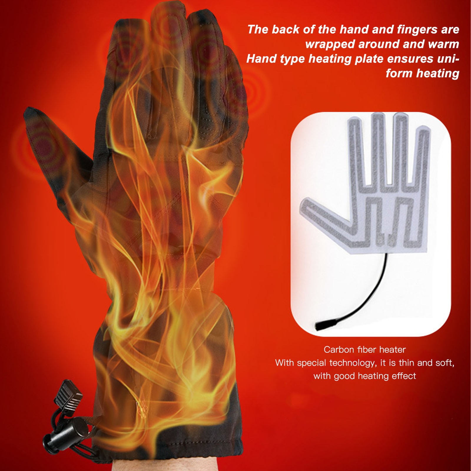 Electric Heated Battery Powered Heating Thermal Rechargeable Winte