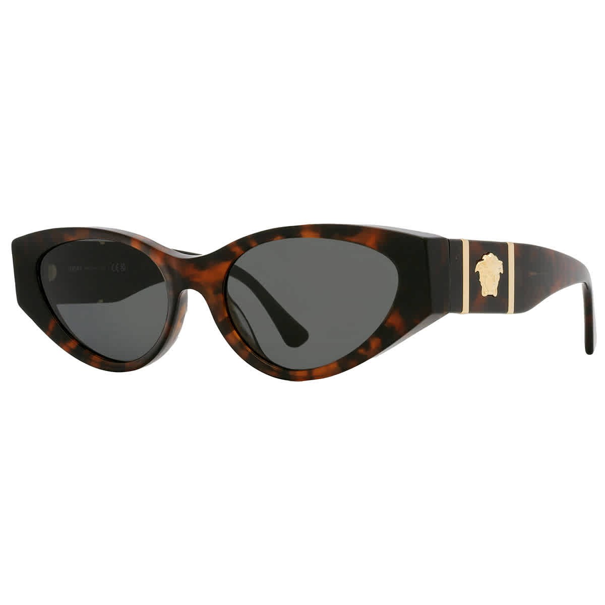 Versace Dark Grey Cat Eye Ladies Sunglasses VE4454 542987 55 VE4454 542987 55 thumbnail 3