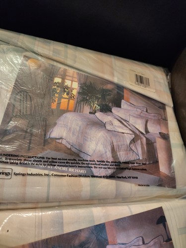 SPRINGMAID Full Sheet Set NEW Sierra Vista Vintage NOS - Picture 5 of 7