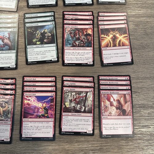 MTG Magic The Gathering Marvel Spider-Man Lot 270+ Commons Spider-Sense Promo - Picture 10 of 17