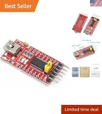 FT232RL Mini USB to TTL Serial Converter Adapter - 3.3V/5.5V, Compact Design