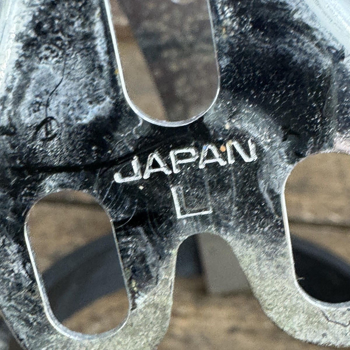 Vintage Shimano Toe Clips Large L 3-Hole Straps Japan Dura Ace 600
