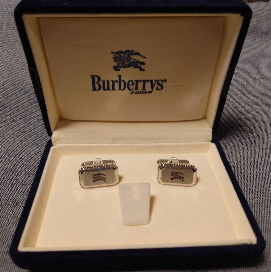 Burberry Silver Cufflinks for Men for sale | eBay