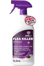 REPELEM Flea Spray for The Home - Professional 1 l (Pack of 1), White 
