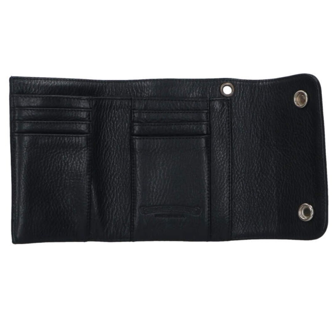 Chrome Hearts Wave Mini Crossball Button Leather Wallet Purse Men's Used 6430b35 thumbnail 4