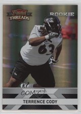 2010 Panini Threads Rookie Silver Century Proof 103/250 Terrence Cody #288 7fb