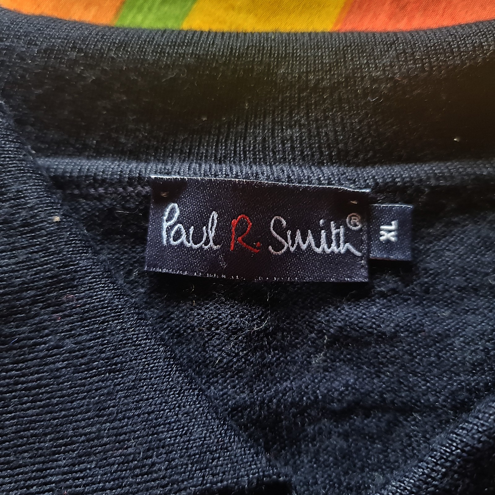 SWEATER AUTHENTIC PAUL R SMITH SOLID BLUE KNITTED… - image 5
