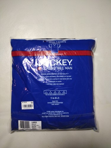 Vintage Jockey Classic Tall Man V-Ausschnitt T-Shirts - Bild 4 von 6
