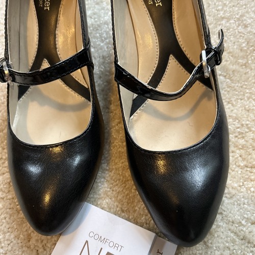 Naturalizer Pumps Women 8M Michelle Driven Black Leather N5 Comfort NWOB - Picture 2 of 13