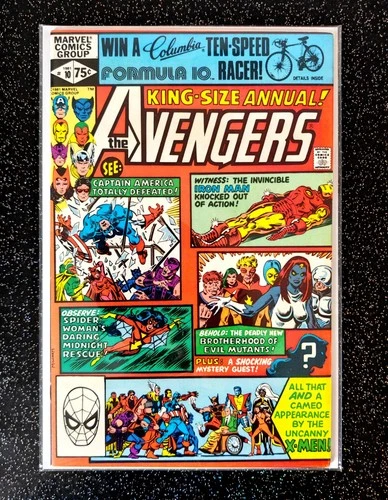 Marvel Comics The Avengers King Size Annual #10 Vintage 1981 KEY 1st Rogue