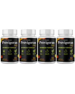 Provigoran Pro- Male Health Formula, Energy Support Supplement- 4 Bottles