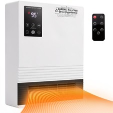 1500W Wall-Mounted Electric Space Heater