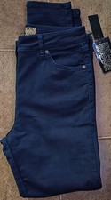 Biba Stevie Super Stretch Skinny Indigo BLUE  W30 L28 Women's Jeans Rrp £59 BNWT