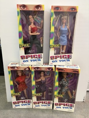 Spice Girls On Tour Dolls Set of 5 in Boxes Posh Scary Sporty Ginger Baby