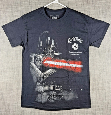 Size M - CVLA x Star Wars Darth Vader Dark Side Distressed Graphic T-Shirt Black