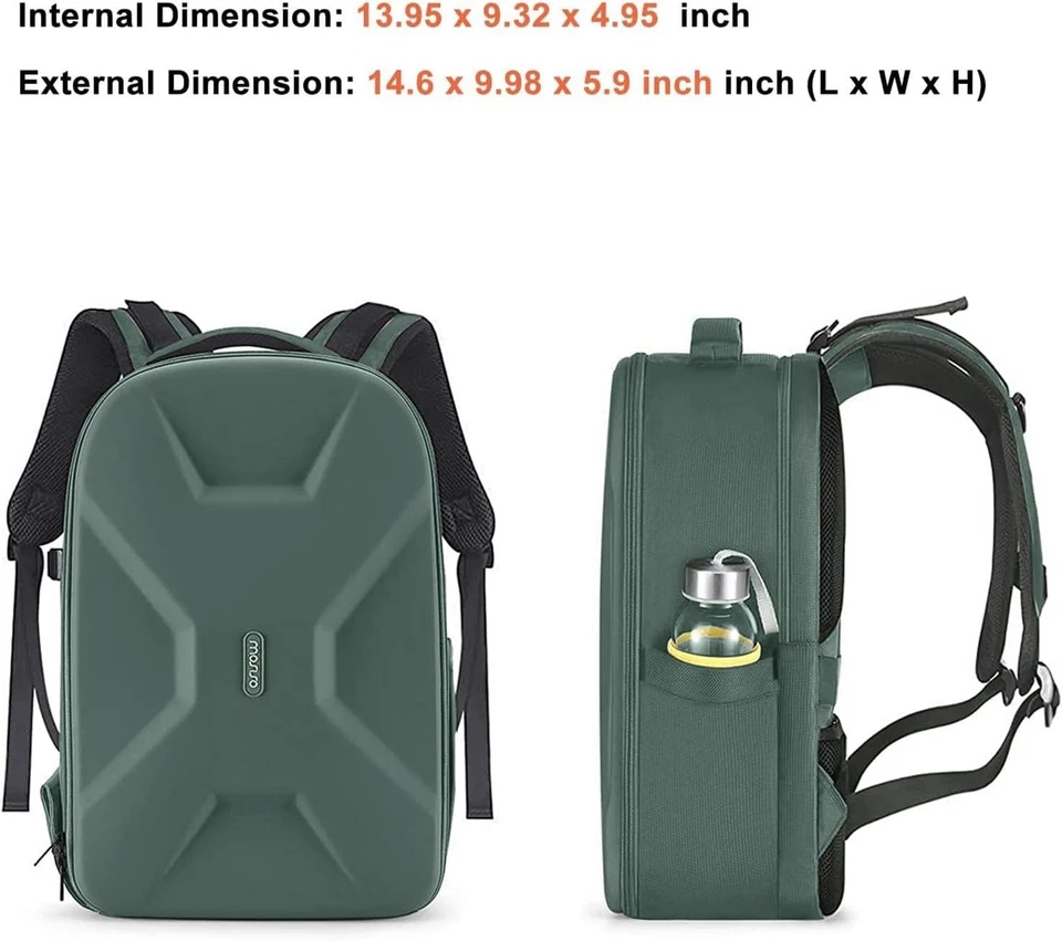 Mochila para câmera DSLR/SLR/proteção de inserção sem espelho bolsa de fotografia para Canon - Imagem 4 de 4