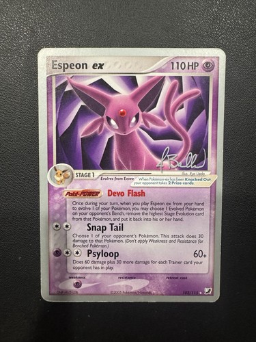 POKEMON TCG ESPEON EX 102/115 EX UNSEEN FORCES WC DECK2006 JIMMY B.!!