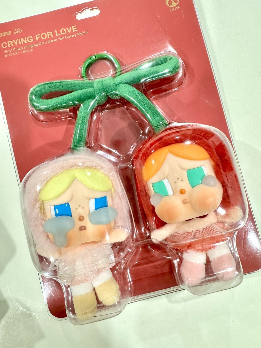 USA) AUTHENTIC‼️Pop mart CRYBABY Vinyl Plush Hanging Card