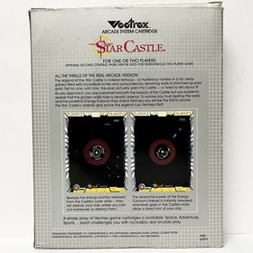 VTG Rare 1980 Star Castle Vectrex Video Game Complete in Box CIB