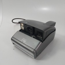 Polaroid One 600 Classic Silver Instant Camera w/wrist strap 100mm Focus Range