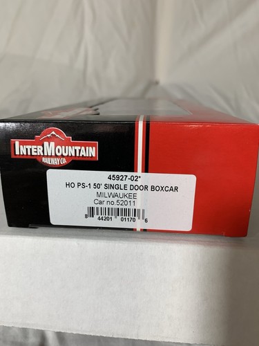 HO Scale Milwaukee Road PS-1, 50’ Single Door Boxcar by InterMountain (NEW) - Picture 1 of 2