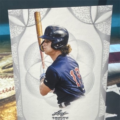 Leaf Trinity 2024 4 card lot Roman Anthony Nick Kurtz Max Clark Cooper Pratt MLB