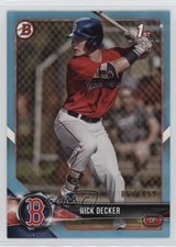 2018 Bowman Draft Sky Blue /499 Nick Decker #BD-124 1q5