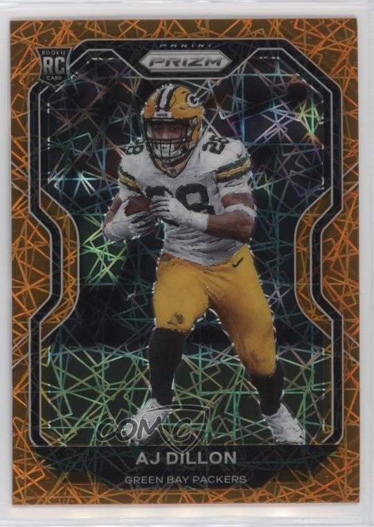 2020 Panini Prizm Rookie Lazer Prizm AJ Dillon #364 2l4