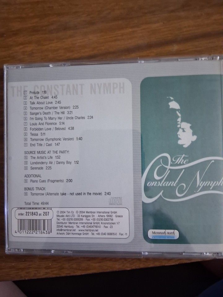 1cd Erich Wolfgang Korngold The Constant Nymph | eBay