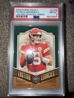 2020 Panini Legacy - Lasting Legacies Patrick Mahomes II #LL-PM Green /100 psa 8