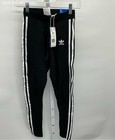 Adidas Black and White women 3 stripe tights - Size 2XS — photo 1