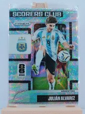 2026 Panini Prizm Fifa World Cup - Scorers Club Julian Alvarez #25 Wave Prizm