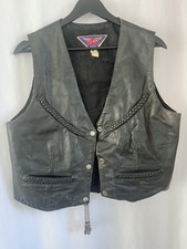 Vintage Women's Leather Motorcycle Vest