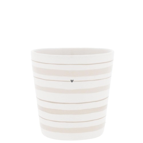 Becher, Tasse ohne Henkel Watercolour Stripes 300ml Bastion Collections - Bild 1 von 2