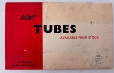 BUSMC Tubes Vintage Catalog Punching Perforating Designs Shoe Machinery Tooling