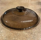 Amber Pyrex 4.5L 5qt Dutch Oven 10.5” 39 Visions Lid Authentic Replacement Retro