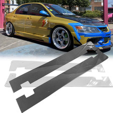 For 2001-2008 Mitsubishi Evo 7 8 9 Side Skirts Lower Guard Board 4pcs For 2001-2008 Mitsubishi Evo 7 8 9 Side Skirts Lower Guard Board 4pcs