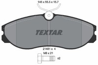 Textar Textar BremsbelÄGe Vorne Ford Maverick + Nissan Serena Terrano Vanette CA