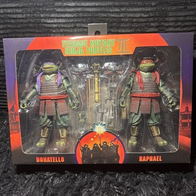 Teenage Mutant Ninja Turtles 3 Neca Figures Movie TMNT III Donatello Raphael