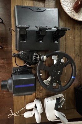 Starter Sim Racing Bundle: PXN V99 Wheel & Shifter + Oculus VR Headset