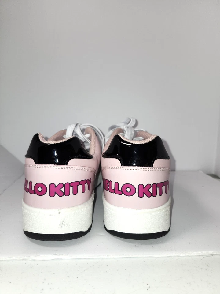 Hello Kitty by Sanrio Women's Pink Casual Court Sneakers, Size 11 - Image 3 of 4