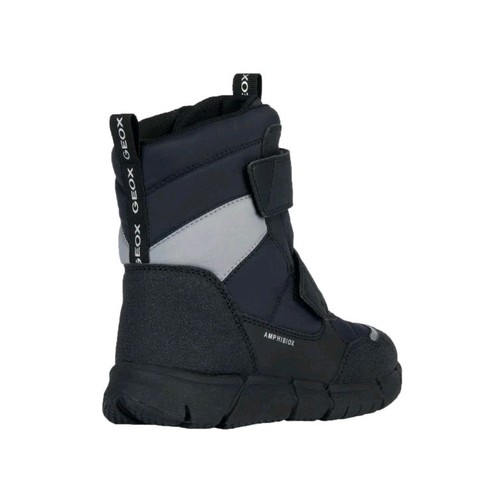GEOX Boy's Flexyper Black/Grey Waterproof Boots SIZE 3.5 - Picture 5 of 12
