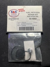 55-4002 K&S Fuel Petcock Rebuild Kit Fits Kawasaki Models