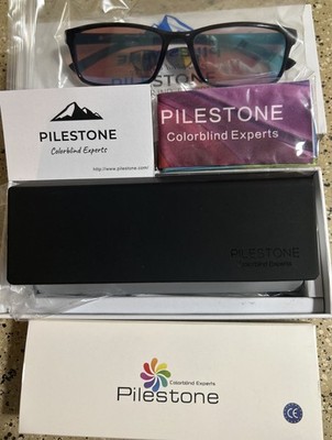 Pilestone Color Blind Glasses TP-012 Lens A Universal Lens. Non-Prescription NEW