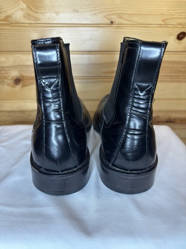 Cole Haan Marshall Chelsea Boots Men's Size 8 Black Leather Pull-On Water Proof - Picture 4 of 8