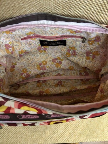 Tokidoki LeSportsac Collaboration Messenger Bag Floral Expandable Boho Hippie - Picture 4 of 10