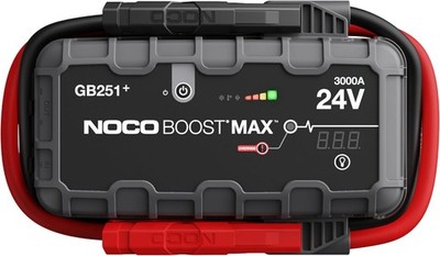 NOCO Boost Max GB251: 3000A UltraSafe Jump Starter   24V Lithium Battery Booster