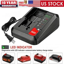 New PCC692L 20V MAX Lithium Battery Charger For Black & Decker and Porter Cable