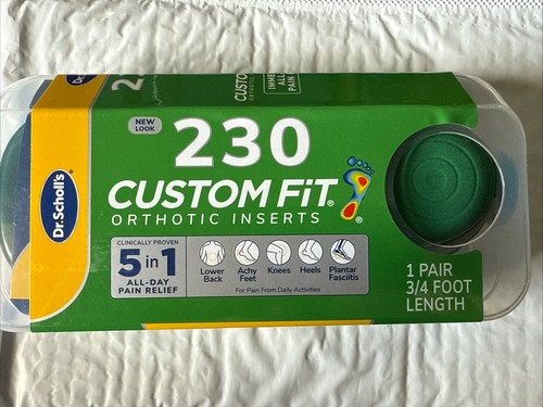 Dr Scholl CUSTOM FIT CF230 ORTHOTIC INSERTS SHOE INSOLES New Authentic - Picture 1 of 3